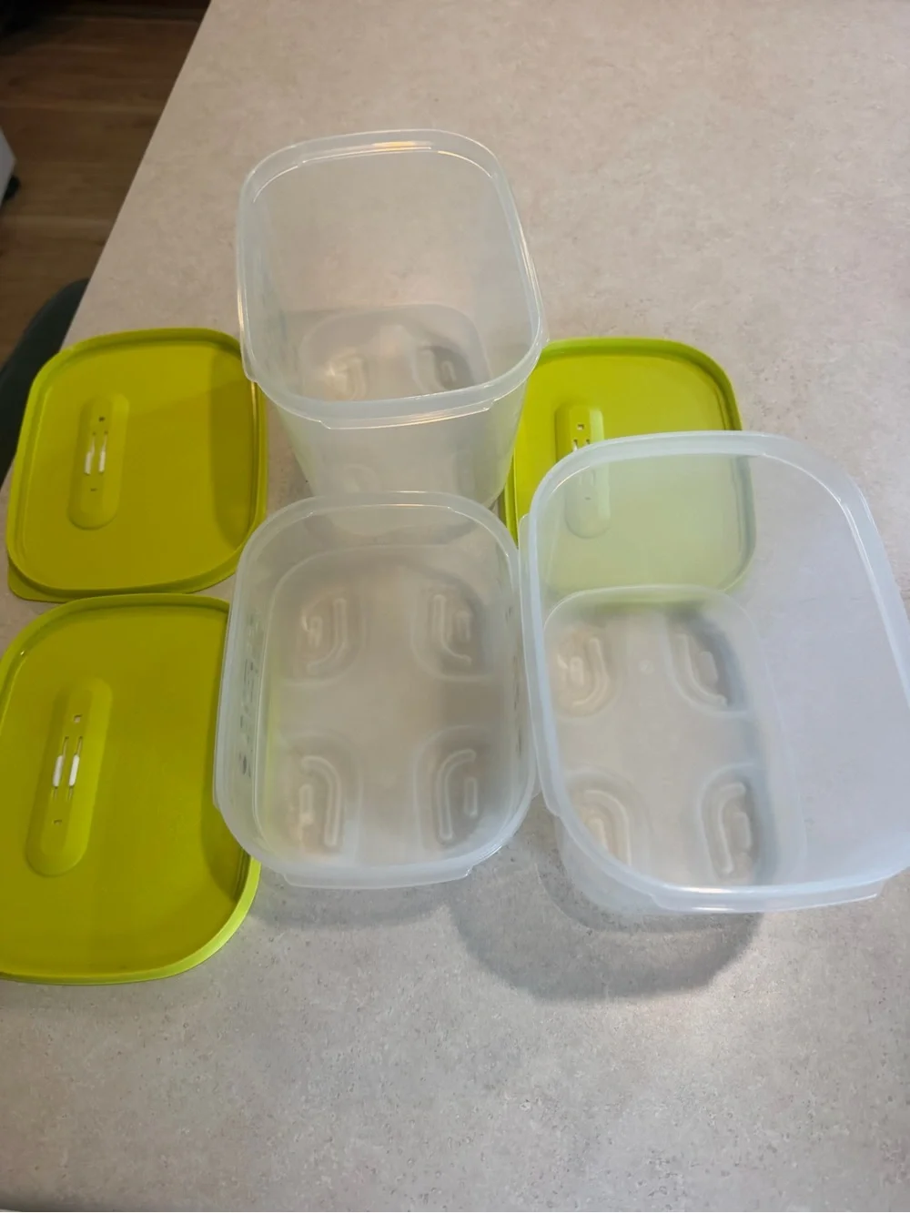 Tupperware Set of 3 Small Deep Fridgesmart Containers